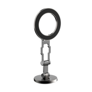 Rock Magnetic car holder Q08 Ring with stick-on base to dashboard black