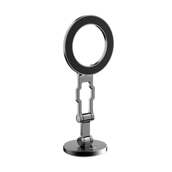 Rock Magnetic car holder Q08 Ring with stick-on base to dashboard black