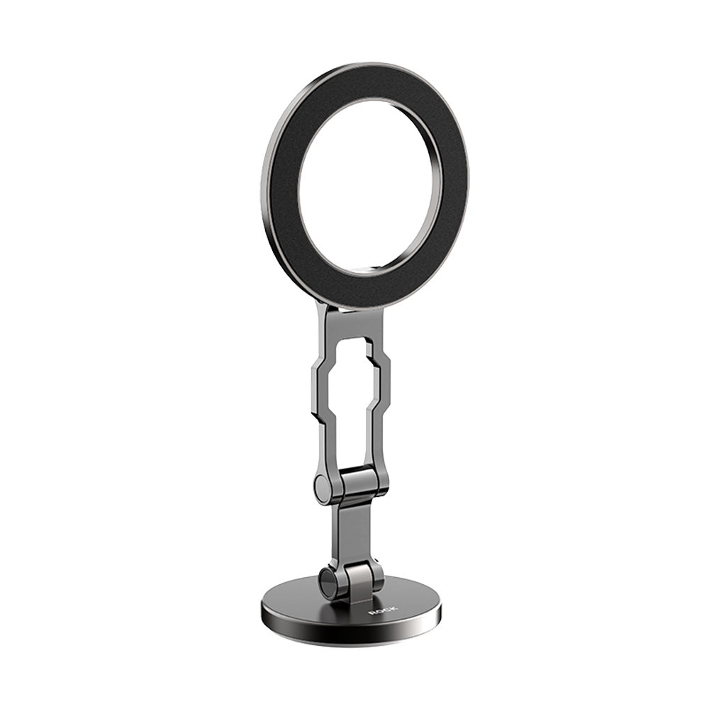 Rock Magnetic car holder Q08 Ring with stick-on base to dashboard black
