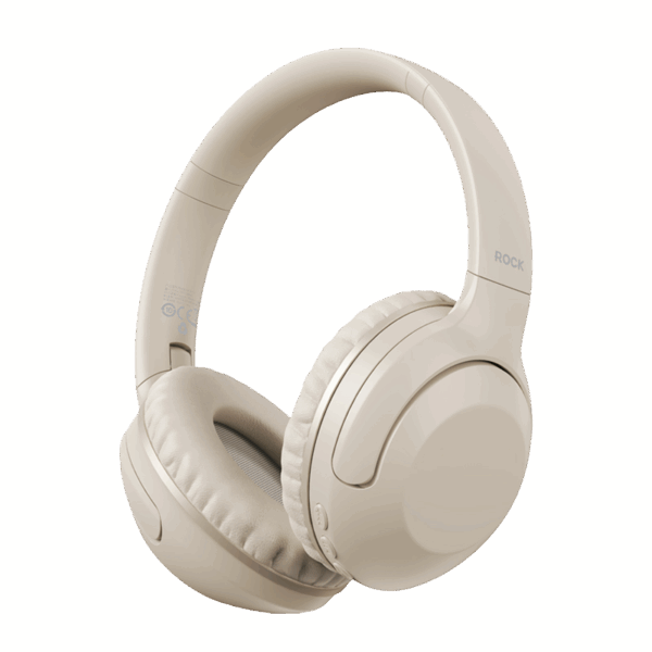 Rock Headphones O3 ANC bluetooth beige