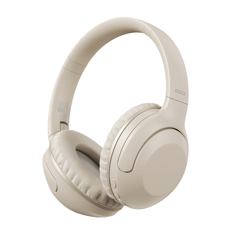 Rock Headphones O3 ANC bluetooth beige