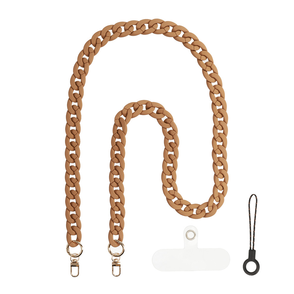 Phone pendant 0076 brown