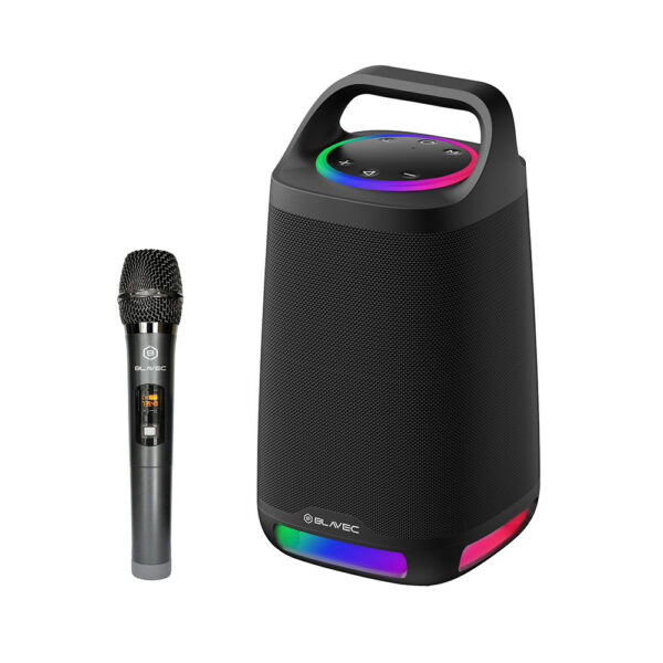 Blavec Portable Bluetooth Speaker TWS WS-01 Karaoke - 160W with microphone (WS01-MB) black