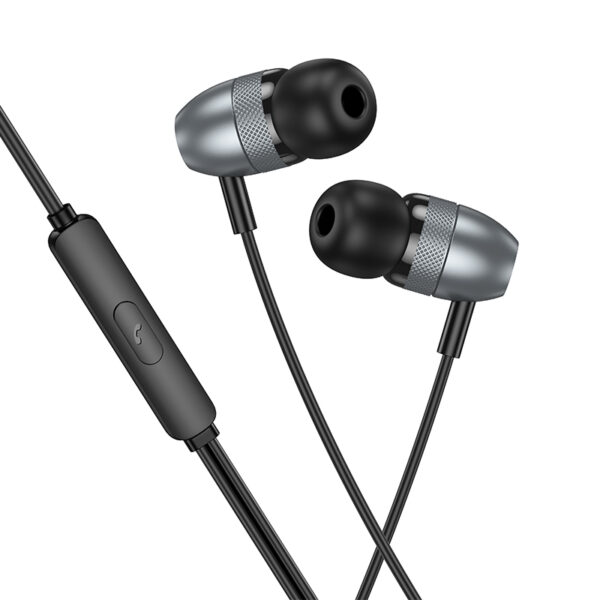 Borofone Earphones BM95 Excepcional with microphone grey