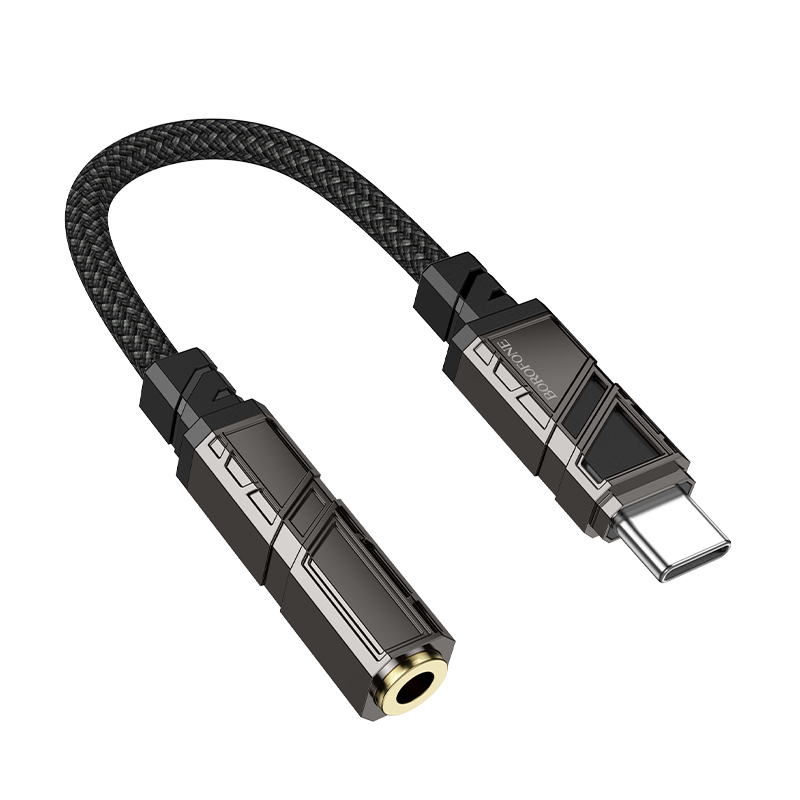 Borofone Adapter BV23 Dignity - Type C to jack 3,5mm - black