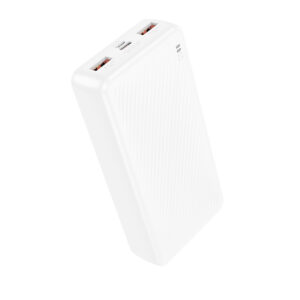 Borofone Power Bank 20000mAh BJ56A Graceful - 2xUSB + Type C - QC 3.0 22,5W PD 20W white