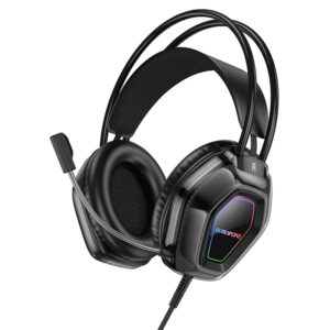 Borofone Headphones BO110 Fight gaming with microphone black