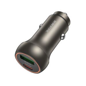 Borofone Car charger BZ32B Fresh - USB + Type C - QC 3.0 PD 48W gold