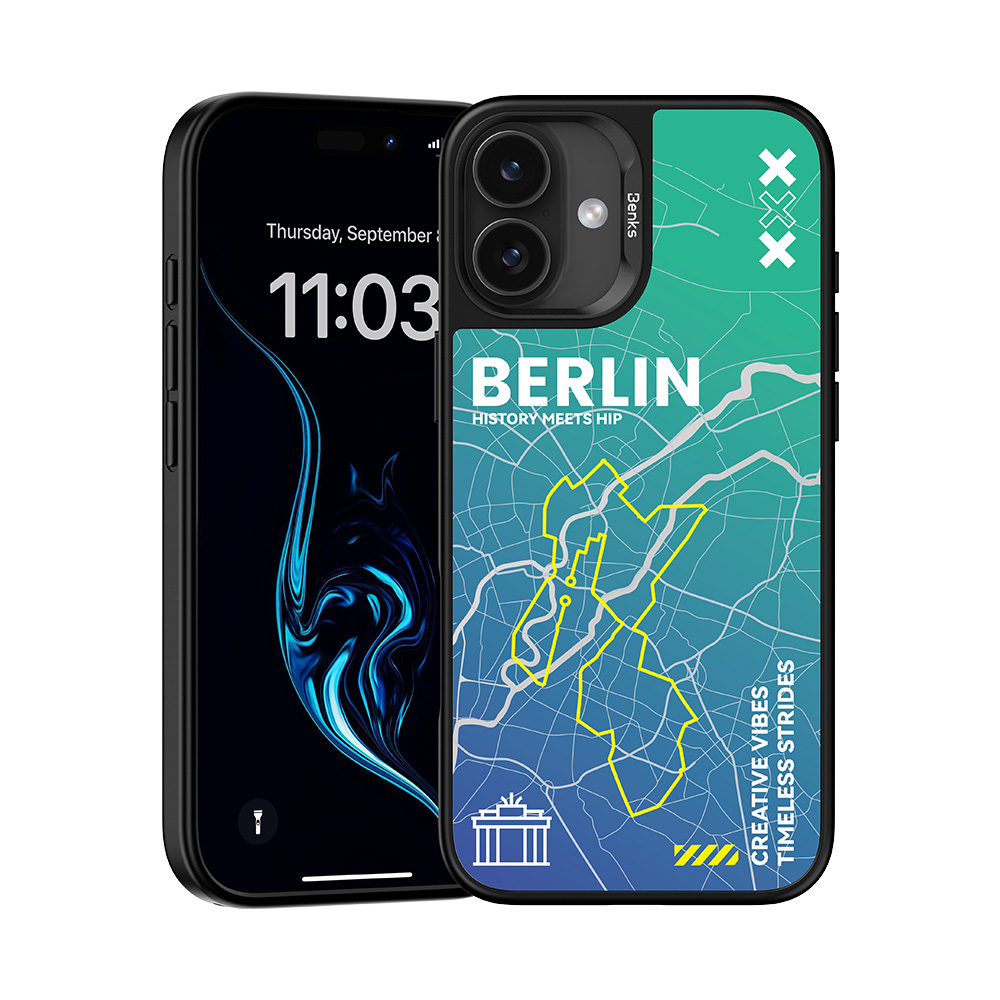 Benks Dynamic City Berlin Case for Iphone 16