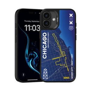 Benks Dynamic City Chicago Case for Iphone 16