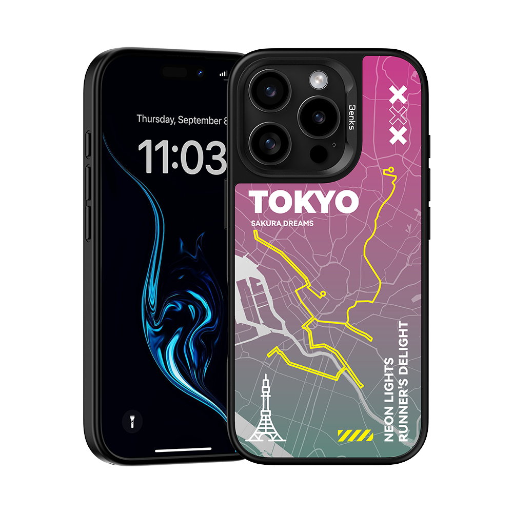 Benks Dynamic City Tokyo Case for Iphone 15 Pro Max