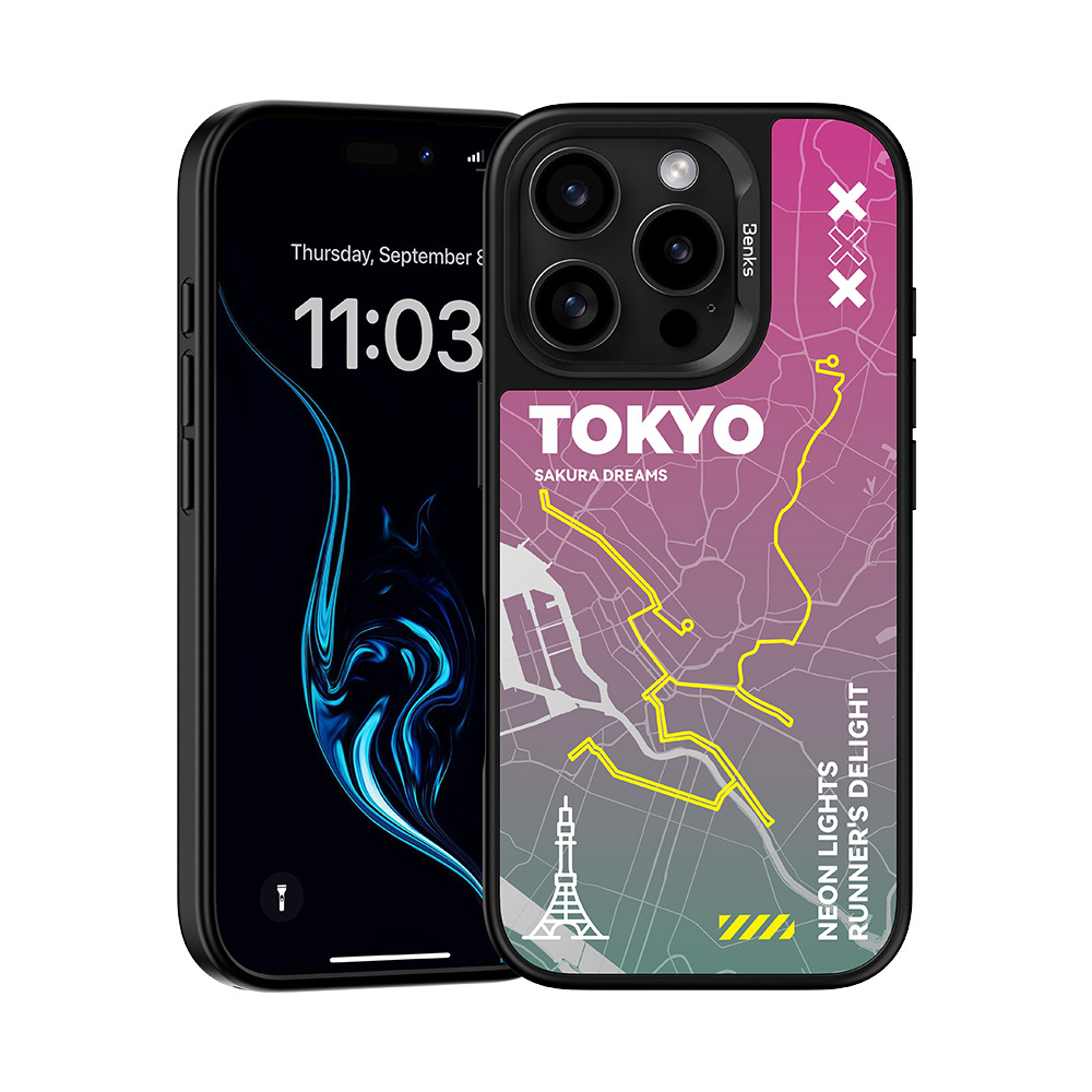 Benks Dynamic City Tokyo Case for Iphone 16 Pro Max