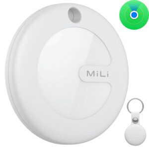 MiLi GPS Bluetooth MiTag Tracker HD-P16 (Apple only)+ keyring white