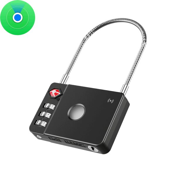 MiLi GPS Bluetooth MiLock Tracker HD-P16-L (Apple only) luggage lock black