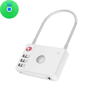 MiLi GPS Bluetooth MiLock Tracker HD-P16-L (Apple only) luggage lock white