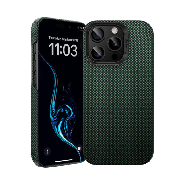 Benks Magnetic Armor Tint Kevlar 1000D (0065) for Iphone 16 Pro green
