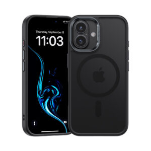 Benks Magnetic Mist Case Metal Frame for Iphone 16 black