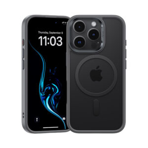 Benks Magnetic Mist Case Metal Frame for Iphone 16 Pro grey