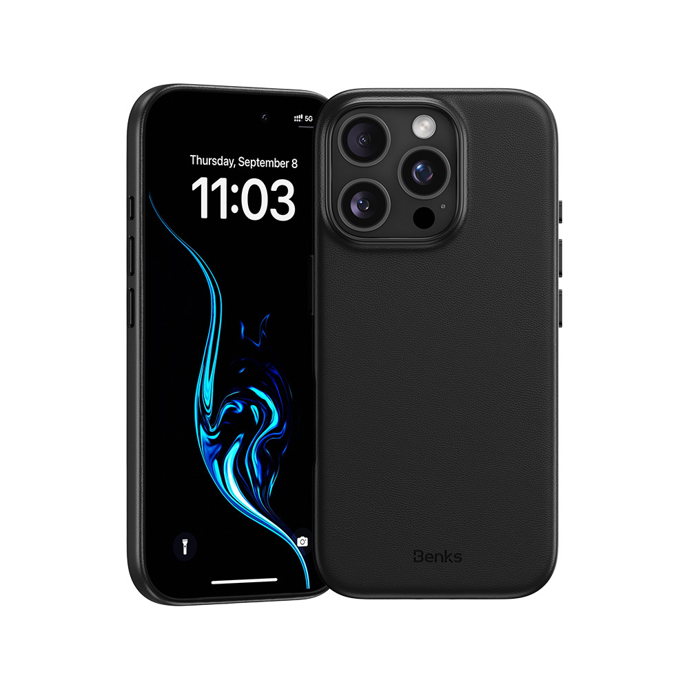 Benks Magnetic Vita Pro Silicone Case for Iphone 16 Pro Max black