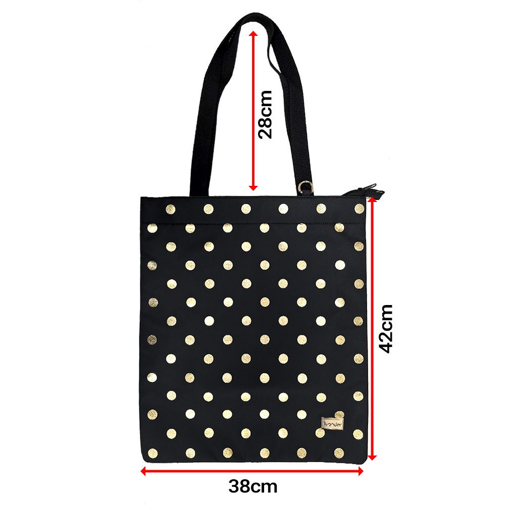 Shopping bag Wonder wzór 2 gold polka-dot