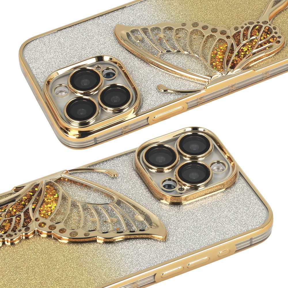 toptel_photo Tel Protect Butterfly Water Case for Iphone 16 Pro gold