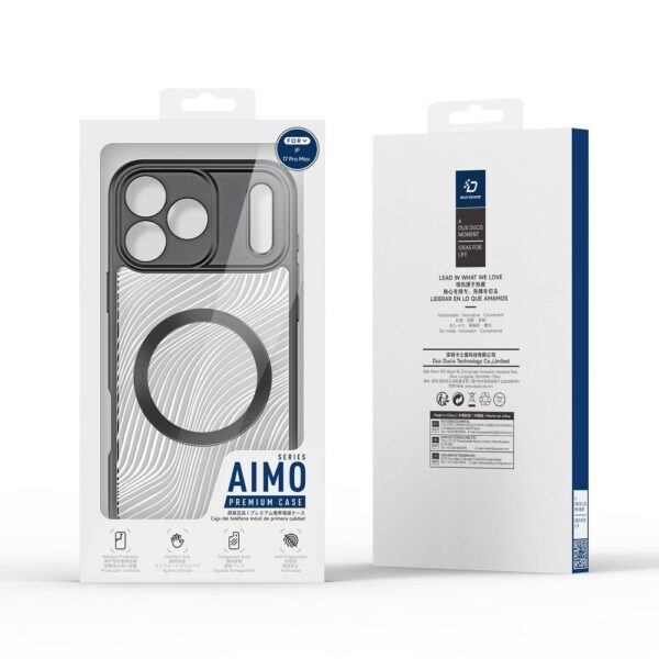 01584ac562d5bea8fbe83ae7b7a61c82 DUX DUCIS case AIMO MAG compatible with MagSafe for IPHONE 17 PRO MAX black
