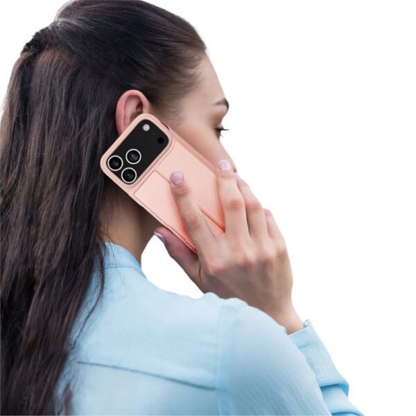 0565852cc29312cfa6bbc8ca8c60aa4e DUX DUCIS wallet case SKIN PRO for IPHONE 17 PRO MAX rose