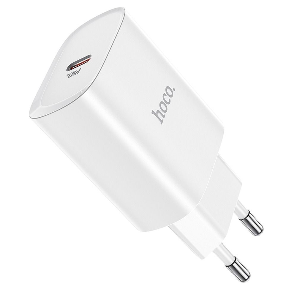 0ca73313f9889807cbb667a2a3472115 Phone charger Hoco USB C PD 20W N14 white