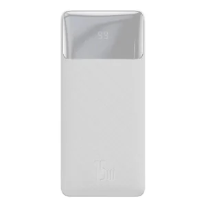 Baseus Bipow power bank with display 30000mAh 15W white (Overseas Edition) + USB-A - Micro USB cable 0.25m white (PPBD050202)eng