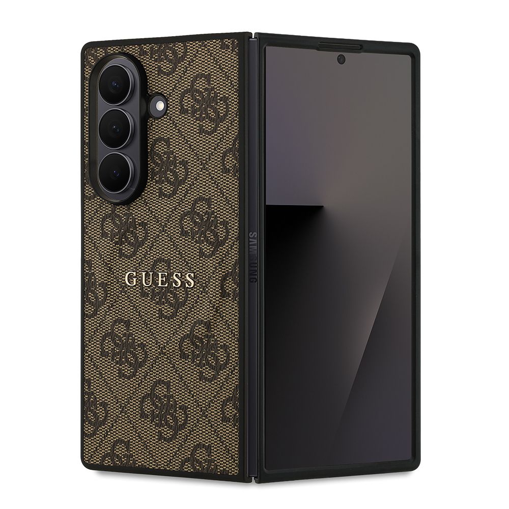 133d80dd19124f31540f7e2f02a7f779 GUESS case for SAMSUNG Z Fold7 GUHMZFD7P4MSEGCW (Magnetic 4G PU W/ Classic) brown