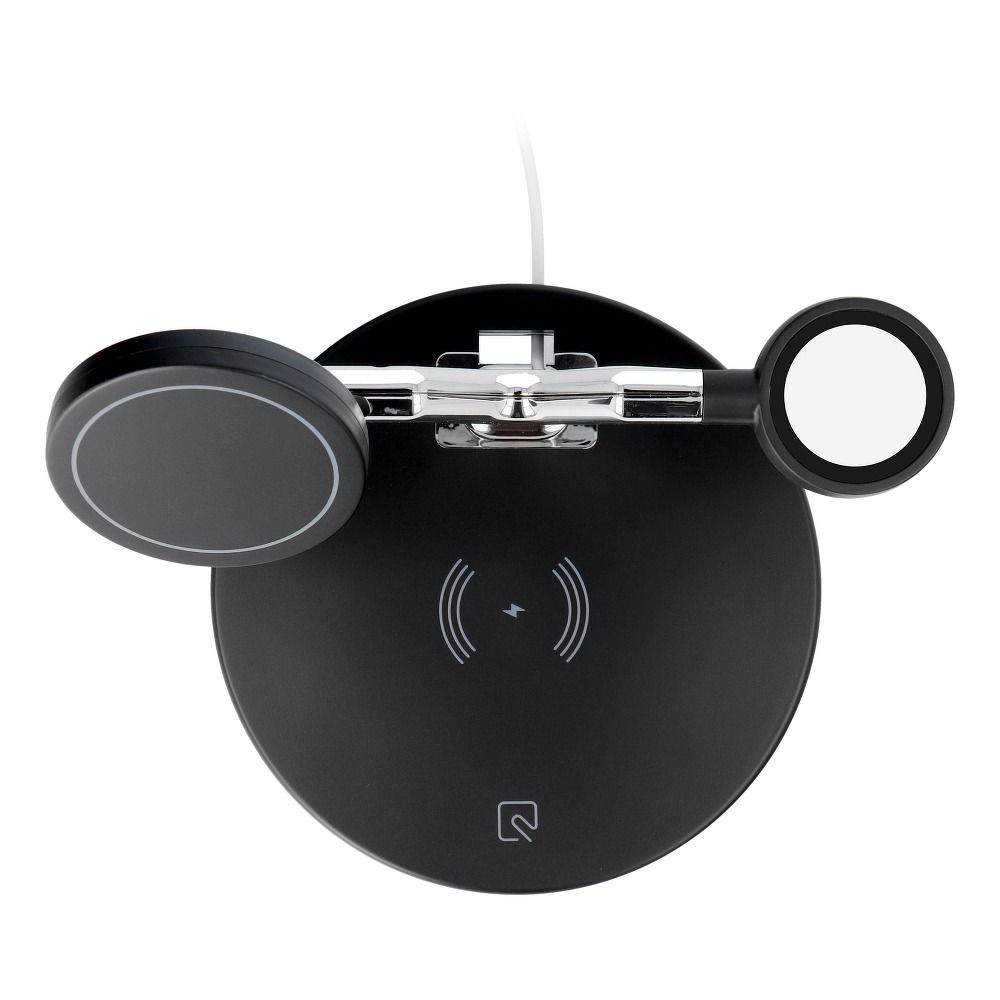 Wireless charger Qi 3in1 25W X970 support MagSafe black