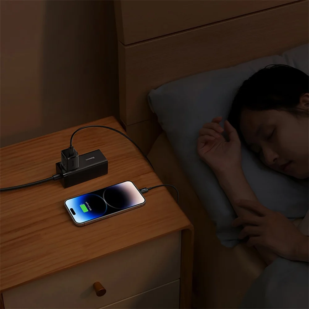 Baseus Cube Pro 30W USB-C Wall Charger - Blackeng