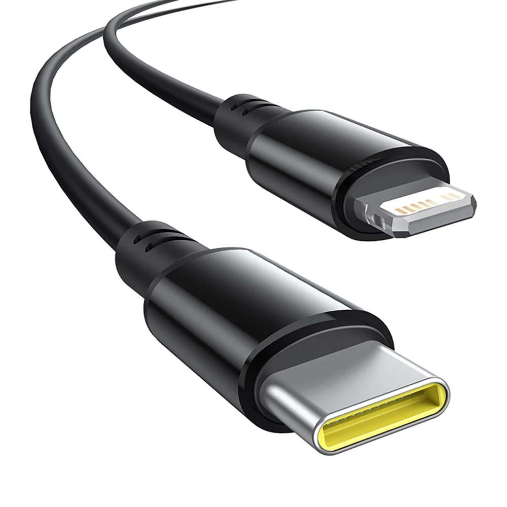 Baseus Circular 60W USB-A + USB-C Car Charger with Built-in Lightning + USB-C Cable 1.4m - Blackeng