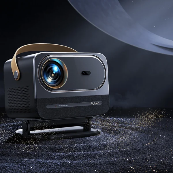 Yaber U12 LCD FullHD 1080p Multimedia Projector with Stereo Speakers - Blackeng