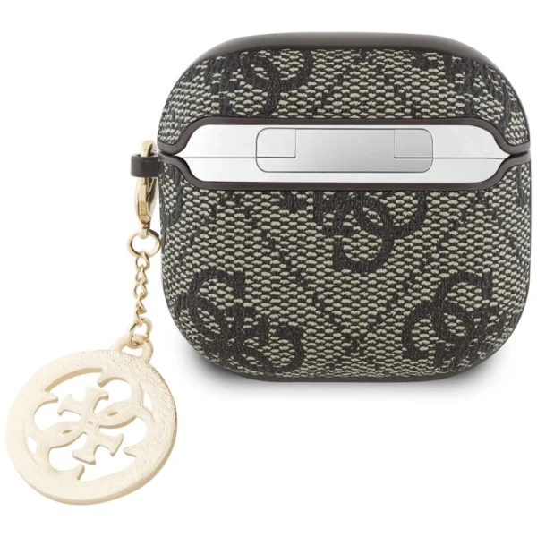 Guess 4G Strass Charm Case for AirPods 4 - Browneng