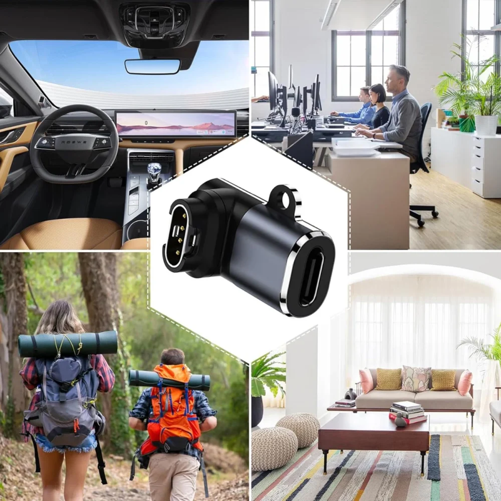 Wozinsky WAYGS1 USB-C Adapter for Garmin Smartwatch - Grayeng