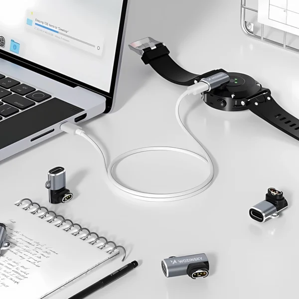 Wozinsky WAYGS1 USB-C Adapter for Garmin Smartwatch - Grayeng