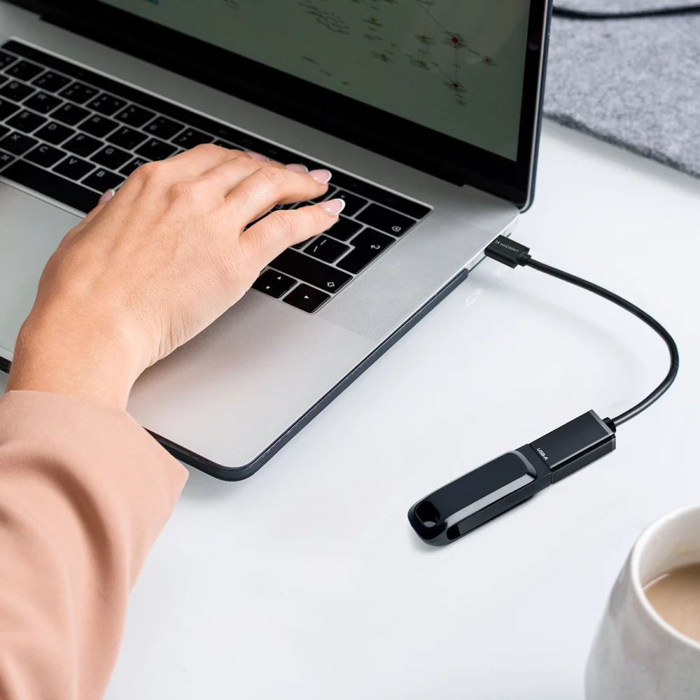 Wozinsky WOTGY1S USB-C 3.0 (male) - USB-A 3.0 (female) OTG Adapter - Blackeng