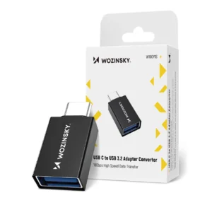 Wozinsky W10GY1S USB-C - USB-A 3.2 10Gb/s Adapter - Blackeng