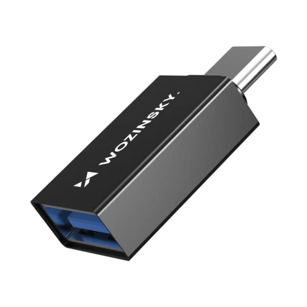 Wozinsky W10GY1S USB-C - USB-A 3.2 10Gb/s Adapter - Blackeng
