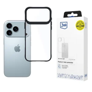 3mk Satin Armor Case+ for iPhone 17 Pro Max - Transparent Blackeng