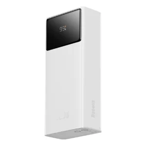 Baseus EnerFill FP41 30000mAh 22.5W Powerbank with Baseus Simple USB-A - USB-C 3A 30cm Cable - Whiteeng