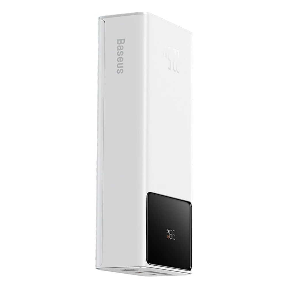 Baseus EnerFill FP41 30000mAh 22.5W Powerbank with Baseus Simple USB-A - USB-C 3A 30cm Cable - Whiteeng