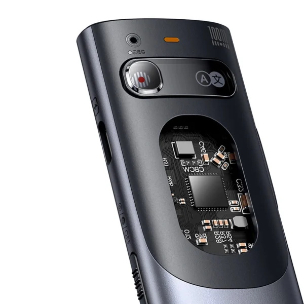 Baseus Orange Dot Laser Pointer with AI and Automatic Translation - Gray (with battery)eng