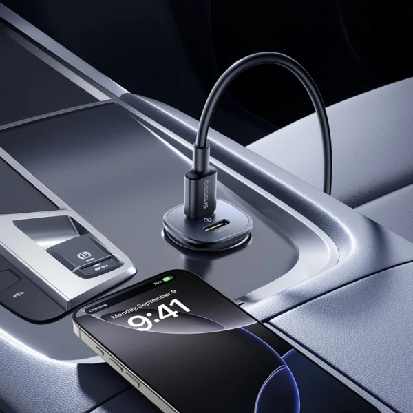Baseus GoTrip 2 x USB-C 30W Car Charger - Blackeng