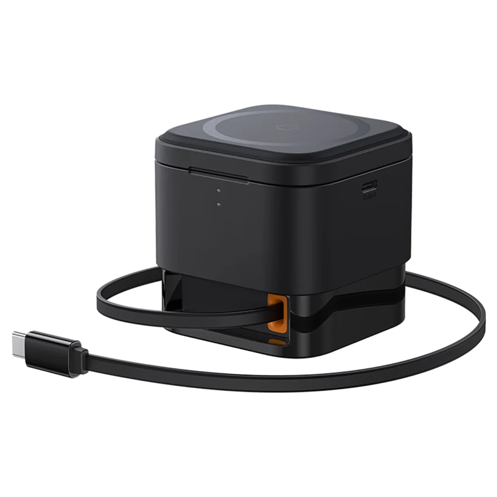 Baseus MagPro 3in1 25W MagSafe Compatible Inductive Charger for Phone and Smartwatch - Blackeng