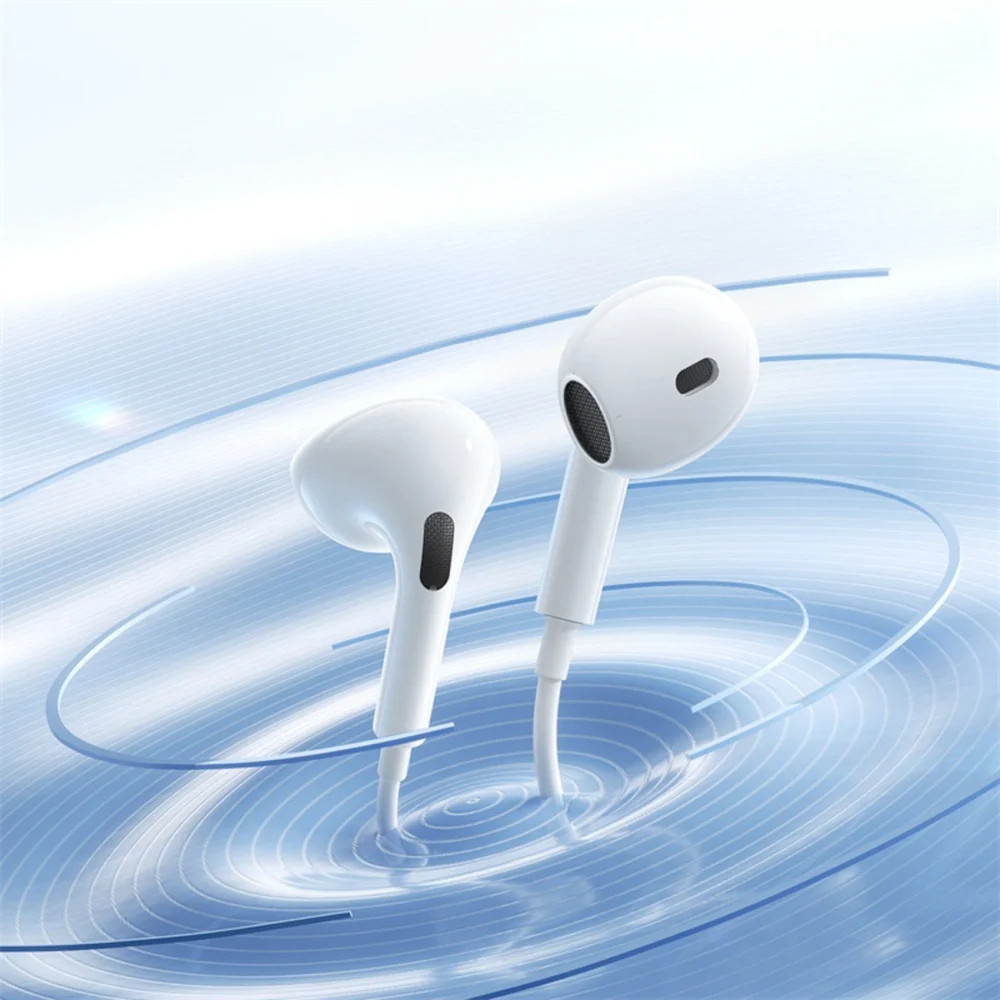 Baseus Encok CZ19 USB-C Wired In-Ear Headphones - Whiteeng