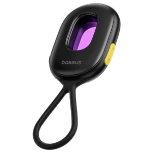 Baseus Heyo Series II Hidden Camera Detector with Alarm and Mini Flashlight + Baseus Simple USB-A - USB-C Cable - Blackeng