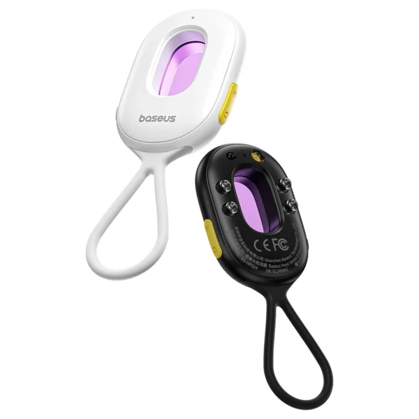 Baseus Heyo Series II Hidden Camera Detector with Alarm and Mini Flashlight + Baseus Simple USB-A - USB-C Cable - Blackeng
