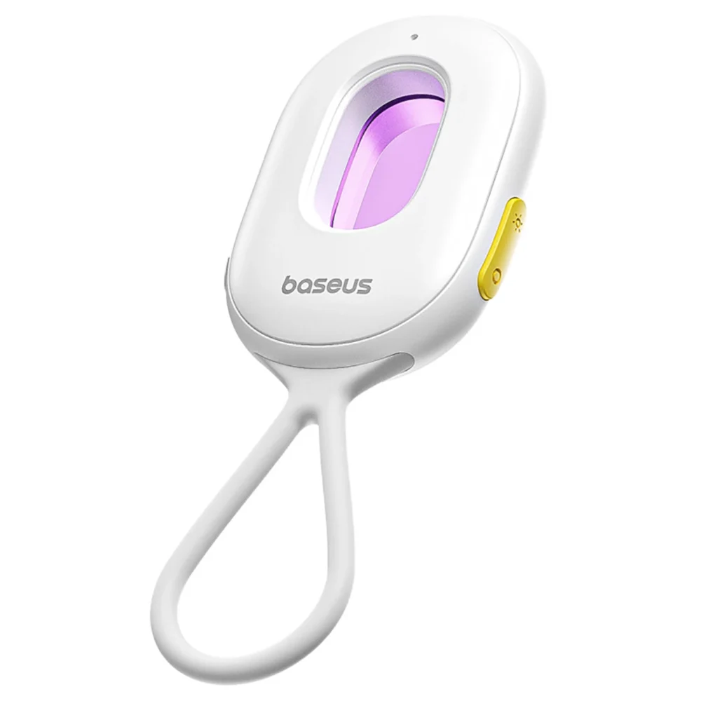 Baseus Heyo Series II Hidden Camera Detector with Alarm and Mini Flashlight + Baseus Simple USB-A - USB-C Cable - Whiteeng